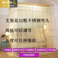 落地伸缩蚊帐儿童上下床双层床高低床童床上下铺1.2米1.5米子母床 三维工匠