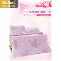 夏天凉席凉席1.8m床冰丝1.5米冰席冬夏两用夏天腾席子席可折。 三维工匠凉席/凉枕