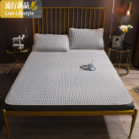 夏季乳胶冰丝凉席三件套1.8m床1.5米可折叠软席单人宿舍1.2席子 三维工匠凉席/凉枕