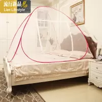 蒙古包蚊帐学生上铺单人床下铺三开1.2米1.5m1.8m床折叠免安装 三维工匠