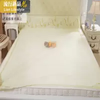 不锈钢支架蚊帐三开拉链有底无底蒙古包蚊帐1.5m1.8m床双人家用 三维工匠