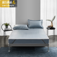 冰丝凉席1.8m床夏季空调软席单人1.5米席子可水洗折叠夏天三件套 三维工匠凉席/凉枕