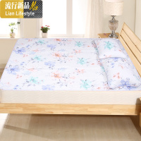 泰国皇家天然乳胶凉席三件套1.5米夏季天丝软冰丝席可水洗1.8m床 三维工匠凉席/凉枕