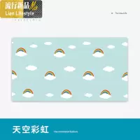 桌布书桌ins 学生宿舍少女心可爱长方形家用餐桌布防水防油免洗 三维工匠