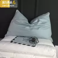 [羽绒枕]冰岛风格五星酒店羽毛枕水鸟毛枕芯枕头慢回弹副枕单只 三维工匠