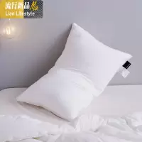 80s天丝纯色枕芯 高端慢回弹纤维枕五星级酒店成人中低枕单人枕头 三维工匠