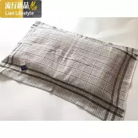 棉枕巾双层提缎透气柔软舒适 薄款沉稳耐脏 新款 三维工匠