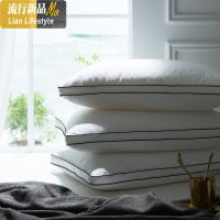 可水洗五星级酒店枕芯棉高回弹纤维枕头棉柔软舒适中高枕 三维工匠