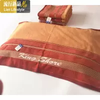 割绒刺绣枕巾 柔软舒适吸水侣枕头巾 三维工匠