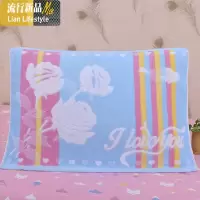 32股棉加厚加大成人无捻枕巾情侣结婚枕巾柔软吸水一对装 三维工匠
