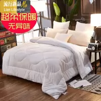 冬季加厚保暖冬被丝绵被单双人1.5m学生宿舍春秋被10斤太空被子芯 三维工匠