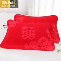 枕巾六层纱棉一对装简约北欧式纱布棉儿童单人枕头巾情侣 三维工匠