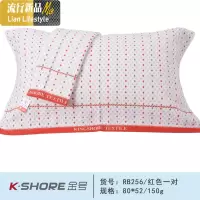 棉枕巾两条加大加厚贴肤 情侣枕巾一对 简约大气 三维工匠