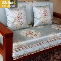 沙发垫四季通用实木布艺定做防滑现代123组合客厅新中式套装坐垫 三维工匠