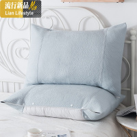 可固定按扣魔术枕套棉枕巾一对装棉枕芯套成人情侣枕头巾枕套 三维工匠