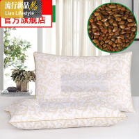 枕头硬枕芯高家用送礼大学生不塌陷男生实心整头加厚荞麦枕对枕 三维工匠