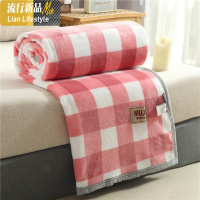 韩式风格珊瑚绒毛毯单人薄款法兰绒毯子床单加厚空调午睡毯毛巾被 三维工匠