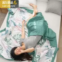 棉夏凉被双人夏天空调被单人薄被棉儿童薄款被芯水洗夏被 三维工匠被子