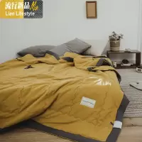 慕绒水洗棉夏凉被芯 柔软贴身空调被 日式简约单双人棉薄被子 三维工匠