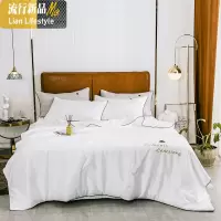 夏季可水洗夏被四件套春秋夏凉空调被冰丝夏被单双人天丝薄被 三维工匠被子