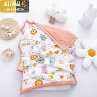 水洗棉幼儿园空调被儿童夏凉被宝宝午睡薄被儿卡通被芯可机洗 三维工匠被子