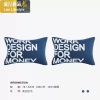 枕巾北欧棉一对装情侣枕头毛巾大号加大加宽纱布整巾忱巾 三维工匠
