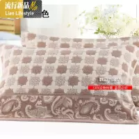 纱布枕巾成人少女加宽枕巾棉加厚加大沙发枕巾棉一对大号 三维工匠