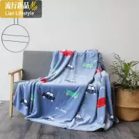 潮牌双层法兰绒云毯儿童卡通珊瑚绒毛毯单人学生盖毯沙发毯空调毯 三维工匠