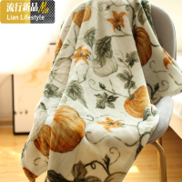 美式法兰绒盖腿礼品小毛毯儿童推车毯盖毯可爱卡通宝宝午睡小被子 三维工匠