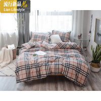 金之叶家纺2020棉色织水洗棉A版四件套床上用品 三维工匠