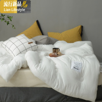 北欧简约冬季被子保暖纯色冬被芯学生宿舍被双人单人加厚春秋被褥 三维工匠