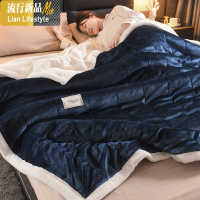 珊瑚绒毛毯被子沙发毯冬季单人加厚学生宿舍夏季双层法兰绒床单铺 三维工匠