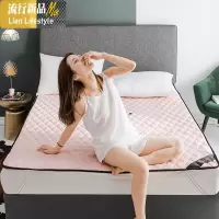 水洗棉床垫被褥子单双人薄款海绵床护垫子1.5/1.8m床学生防滑软垫 三维工匠