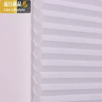 厨房卫生间内开窗帘内倒窗窗帘卷帘边锁式防水百叶帘风琴帘蜂巢帘 三维工匠