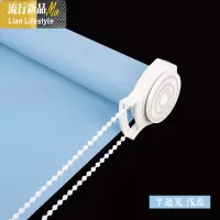 定制免打孔卷帘百叶窗帘遮阳工程办公室卫生间阳台卷拉式升降帘 三维工匠