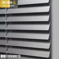 铝合金百叶窗帘遮光升降卷帘浴室卫生间防水厨房办公室家用免打孔 三维工匠