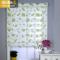 百叶窗帘防水免打孔洗手间窗户遮挡帘卫生间浴室厨房防油遮光卷帘 三维工匠