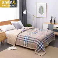 空调夏凉被水洗棉薄被夏季被子夏被棉被春秋被芯可水洗机洗 三维工匠