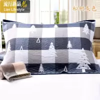 。。枕巾棉质成人情侣加厚加大一对装欧式棉质枕头巾50*75 三维工匠