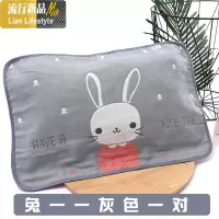 儿童枕巾棉加厚六层纱布40x60棉枕巾婴幼儿园宝宝卡通大枕巾 三维工匠