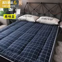 加厚床垫软垫1.2米1.5m床褥子双人1.8榻榻米护垫冬可折叠宿舍垫被 三维工匠