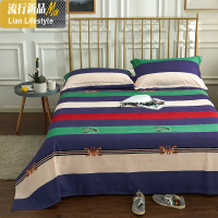 家纺 时尚印花磨毛单被套单件床单多珍纺 单套件多色可选 三维工匠床品套装