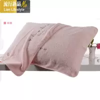 枕巾素色成人棉 棉枕巾 一对加大加厚枕头巾毛巾料式 三维工匠