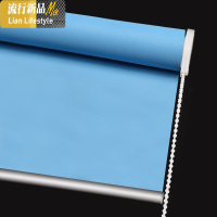 打孔卷帘百叶窗帘遮光升降卫生间厕所防水手拉式厨房浴卧办公室 三维工匠