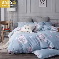 加厚四件套棉被套床单棉网红款冬天冬季2米1.8床床上用品 三维工匠