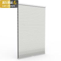 免打孔推拉蜂巢帘遮阳 百叶窗帘遮光升降 卧室阳台风琴蜂窝帘隔热 三维工匠