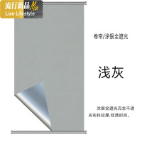 成都定制遮光遮阳隔热办公室防水卷帘百叶阳台LOGO手拉升降窗帘 三维工匠