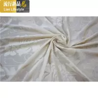 欧式客厅卧室丝绒窗帘纱帘加厚遮光阳台飘窗豪华落地窗纱成品定制 三维工匠