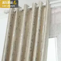 欧式现代遮光窗帘成品遮阳布料客厅落地窗卧室飘窗定制阳台窗帘纱 三维工匠