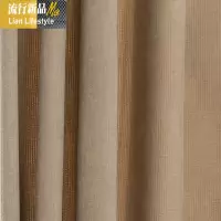 窗帘 北欧简约现代风格客厅卧室飘窗成品定制 三维工匠